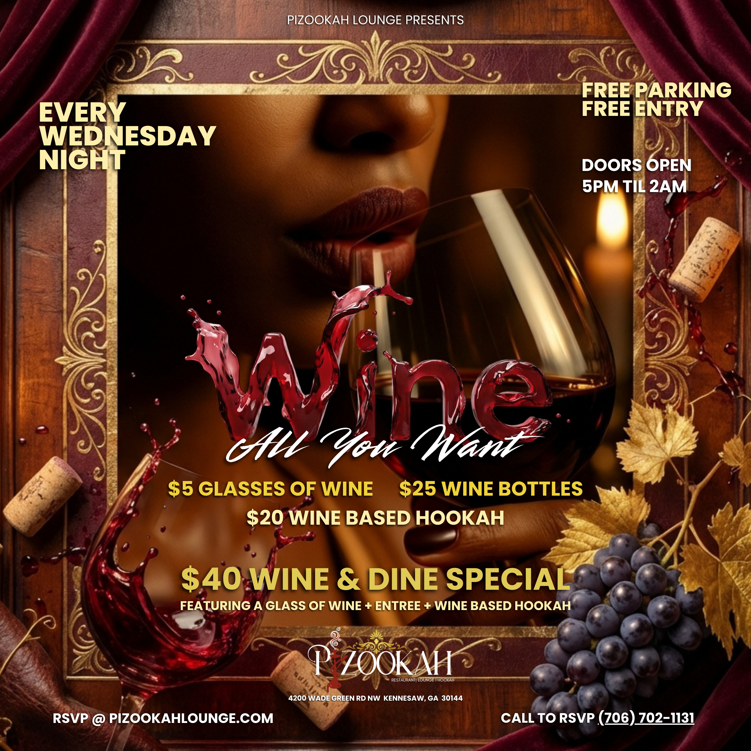 Wine All You Want Wednesdays
